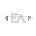 Resfriador de ar de admissão EACLIMA 36A60041ELA