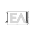 Condensador, ar condicionado EACLIMA 30C54056ELA