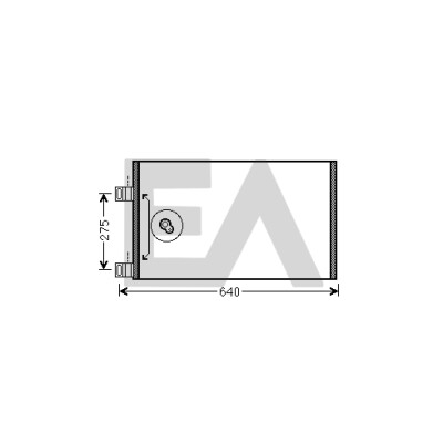 Condensador, ar condicionado EACLIMA 30C60058ELA