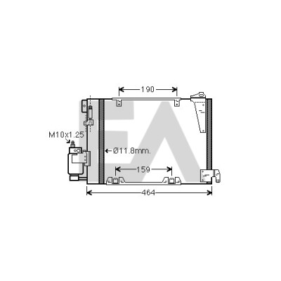 Condensador, ar condicionado EACLIMA 30C54037ELA