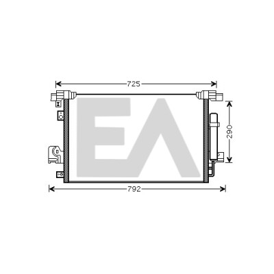 Condensador, ar condicionado EACLIMA 30C51014ELA