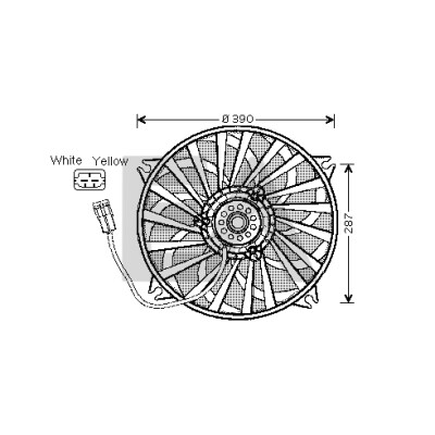 Ventilador, refrigeração do motor