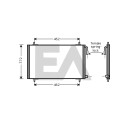 Condensador, ar condicionado EACLIMA 30C55007ELA