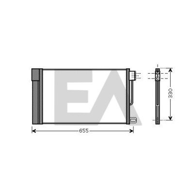 Condensador, ar condicionado EACLIMA 30C25055ELA