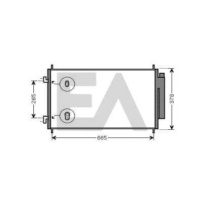Condensador, ar condicionado EACLIMA 30C26023ELA