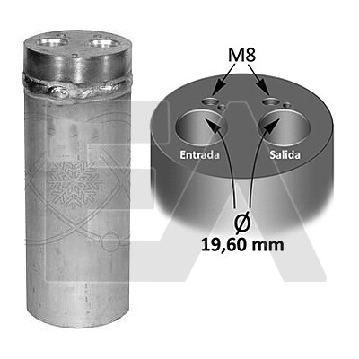Filtro desidratador, ar condicionado EACLIMA 70B0001ELA
