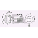 Radiador de óleo, óleo do motor EACLIMA 37G28009ELA