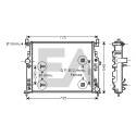 Radiador, refrigeração do motor EACLIMA 31R50178ELA