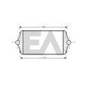 Resfriador de ar de admissão EACLIMA 36A10003ELA