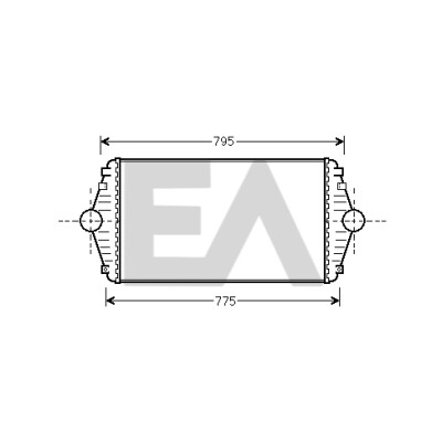Resfriador de ar de admissão EACLIMA 36A10003ELA