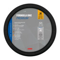 Cobertura de Volante Fórmula 1 Premium Preta 37-39 Cm