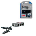 Adaptador de tomada de isqueiro Duo-4 3 soquetes 1 USB 12/24V