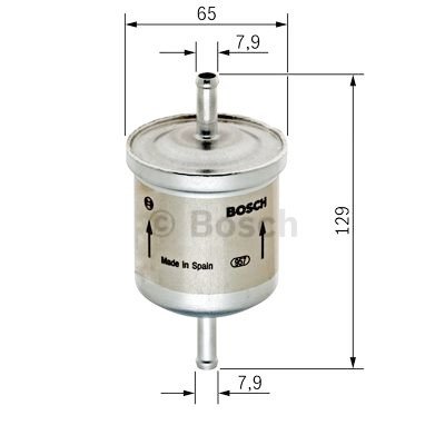 Filtro de combustível BOSCH 0 450 905 974