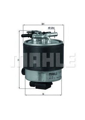 Filtro de combustível MAHLE ORIGINAL KL 440/19