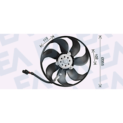 Ventilador, refrigeração do motor