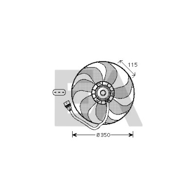 Ventilador, refrigeração do motor