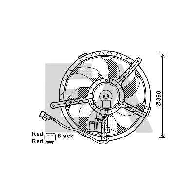 Ventilador, refrigeração do motor