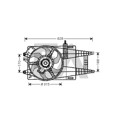 Ventilador, refrigeração do motor