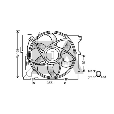Ventilador, refrigeração do motor