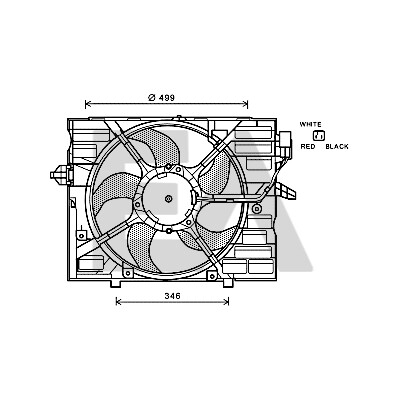 Ventilador, refrigeração do motor