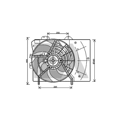 Ventilador, refrigeração do motor