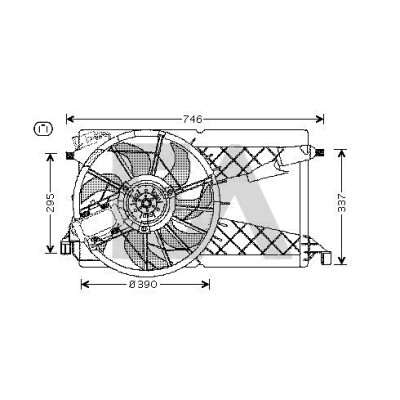 Ventilador, refrigeração do motor