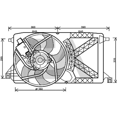 Ventilador, refrigeração do motor