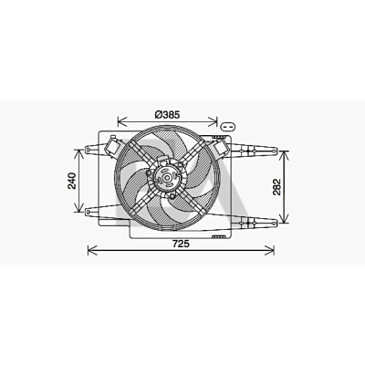 Ventilador, refrigeração do motor