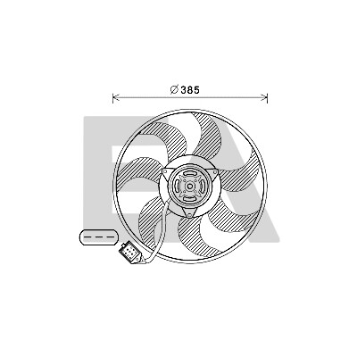 Ventilador, refrigeração do motor