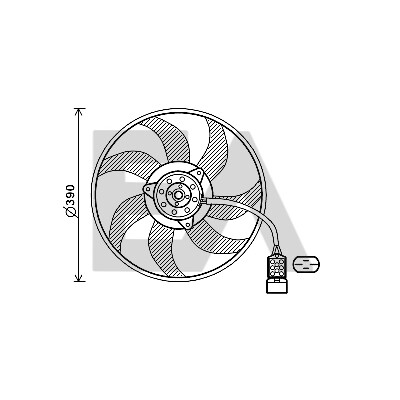 Ventilador, refrigeração do motor
