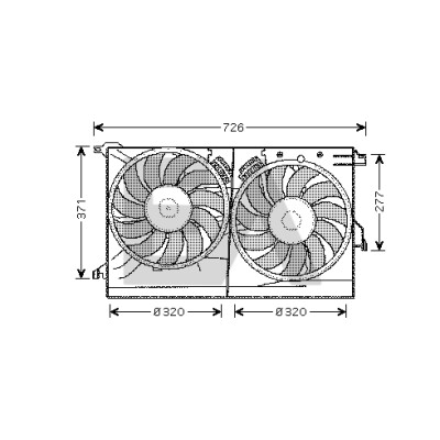 Ventilador, refrigeração do motor