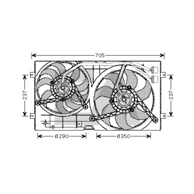 Ventilador, refrigeração do motor