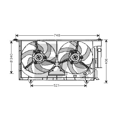 Ventilador, refrigeração do motor