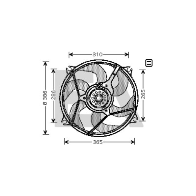Ventilador, refrigeração do motor