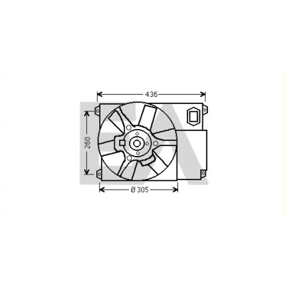 Ventilador, refrigeração do motor
