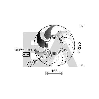 Ventilador, refrigeração do motor