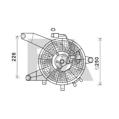 Ventilador, refrigeração do motor