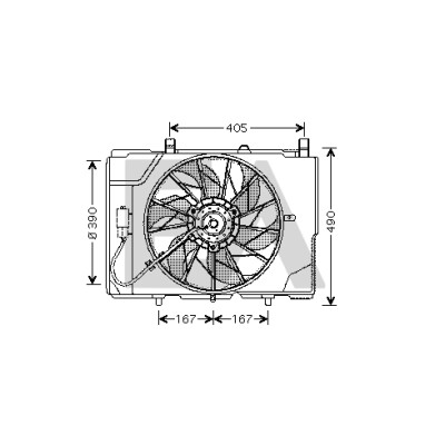 Ventilador, refrigeração do motor