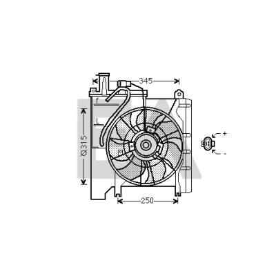 Ventilador, refrigeração do motor
