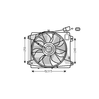 Ventilador, refrigeração do motor