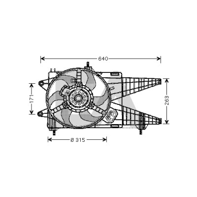 Ventilador, refrigeração do motor