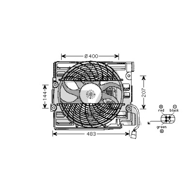 Ventilador, refrigeração do motor