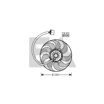 Ventilador, refrigeração do motor