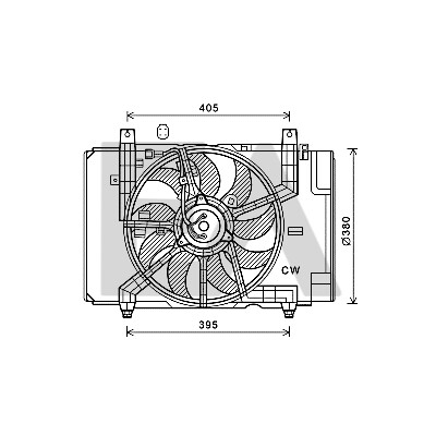 Ventilador, refrigeração do motor