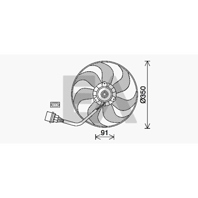 Ventilador, refrigeração do motor