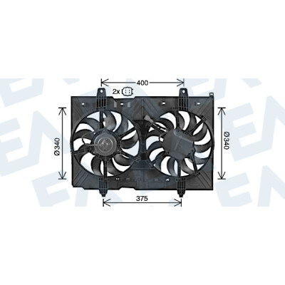 Ventilador, refrigeração do motor