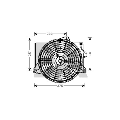 Ventilador, refrigeração do motor