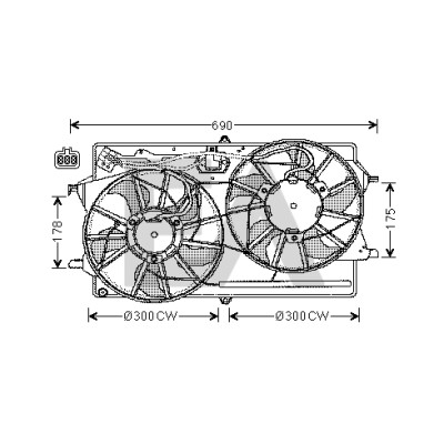 Ventilador, refrigeração do motor