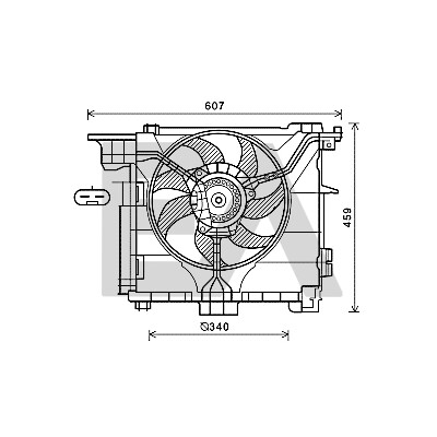 Ventilador, refrigeração do motor