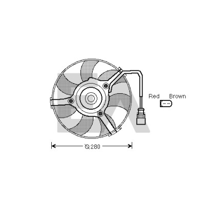 Ventilador, refrigeração do motor